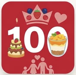 100 Gezonde toetjes voor het hele gezin